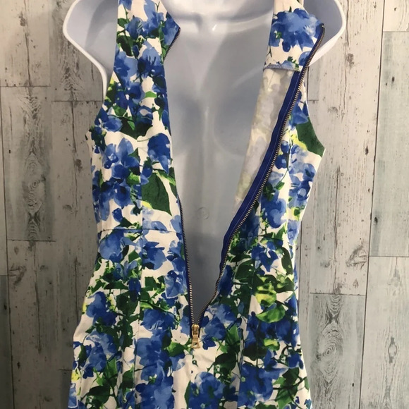 Milly for Design Nation Fit and Flare Floral Dress 8 - Picture 5 of 11